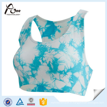 Soutien-gorge de sport imprimé par Sublimation de mode active d&#39;habillement de mode sexy